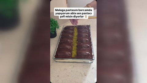 Borcamda Malaga Pastası