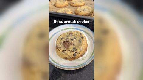 Dondurmalı Çikolatalı Cookie