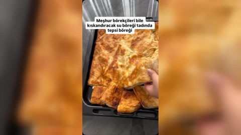 Su Böreği Tadında Peynirli Börek
